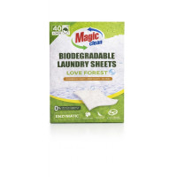 Magic clean биораградими листчета за пране 40дози